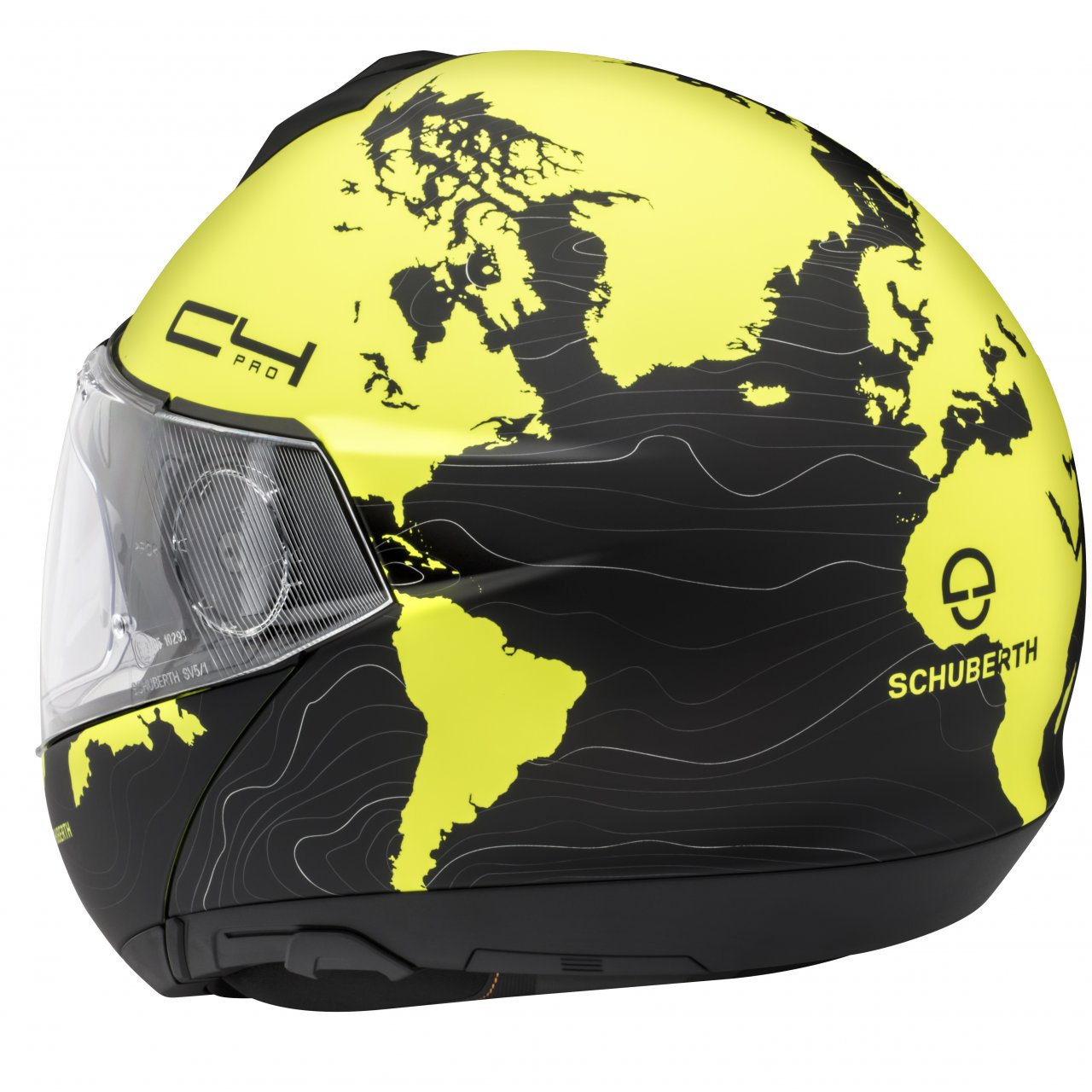 Přilba výklopná SCHUBERTH C4 PRO Magnitudo Yellow