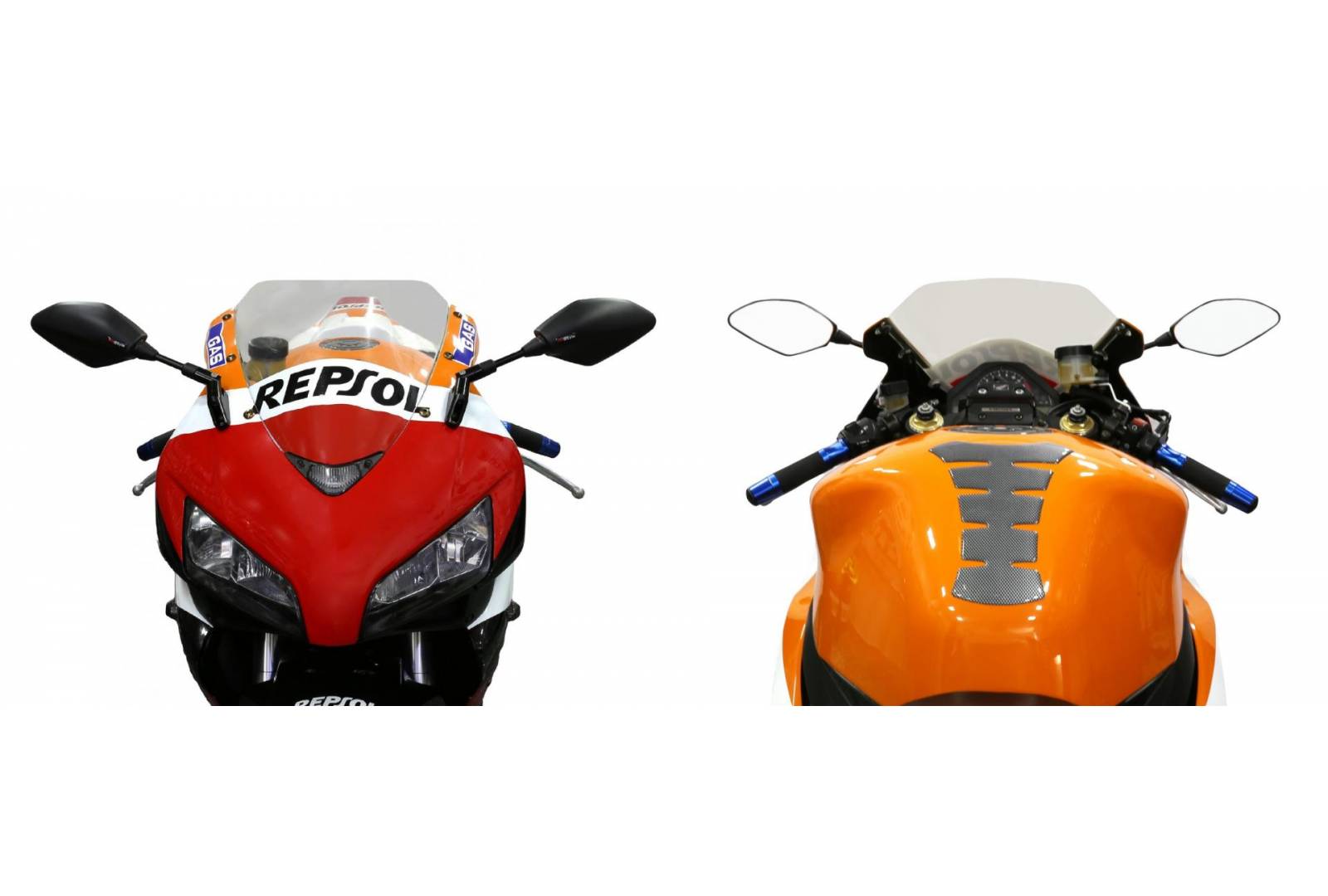 Zpětná zrcátka M-Style - naked / supersport