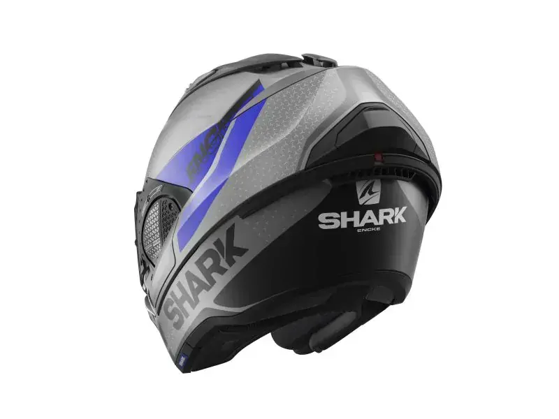   SHARK Překlopná moto přilba EVO GT ENCKE barva matná/modrá/šedá