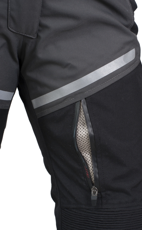 MBW Dámské textilní moto kalhoty Adventure Pro Pants Ladies šedo růžové