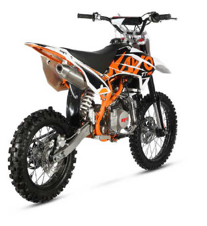 KAYO pitbike TT 140 17"/14" černo-oranžovo-bílá