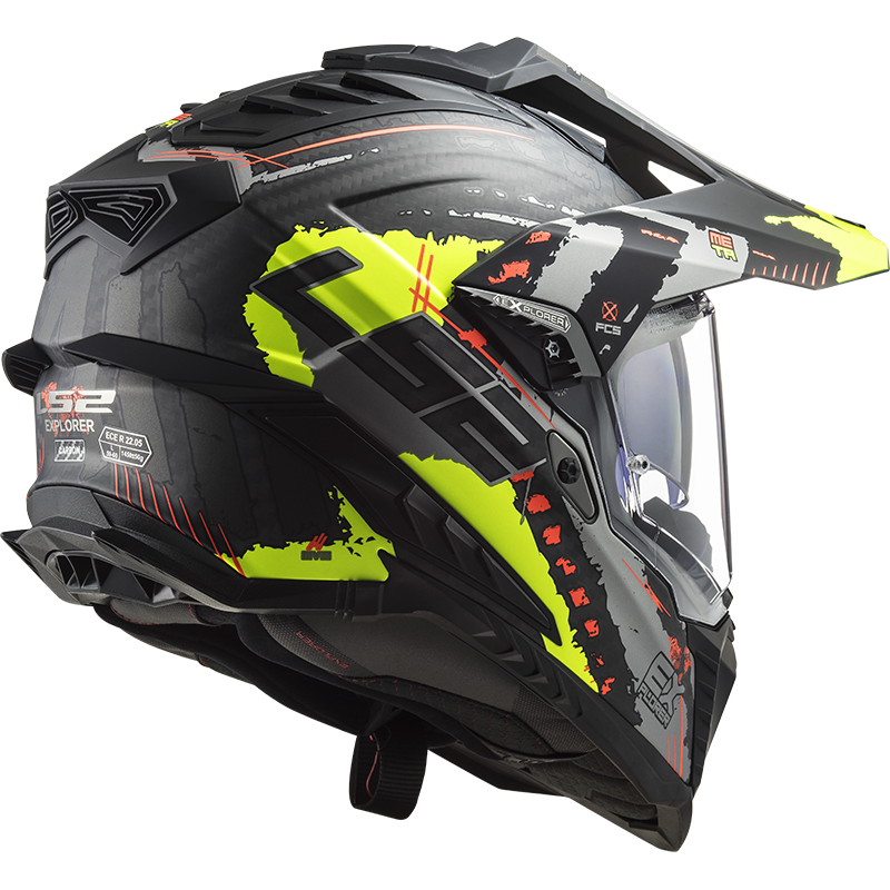 LS2 MX701 Explorer C EXTEND Matt H-V Yellow
