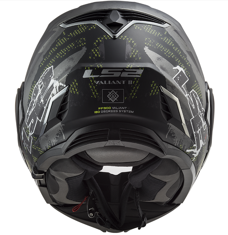 LS2 Překlopná moto přilba FF399 Valiant II Gripper Matt Titanium