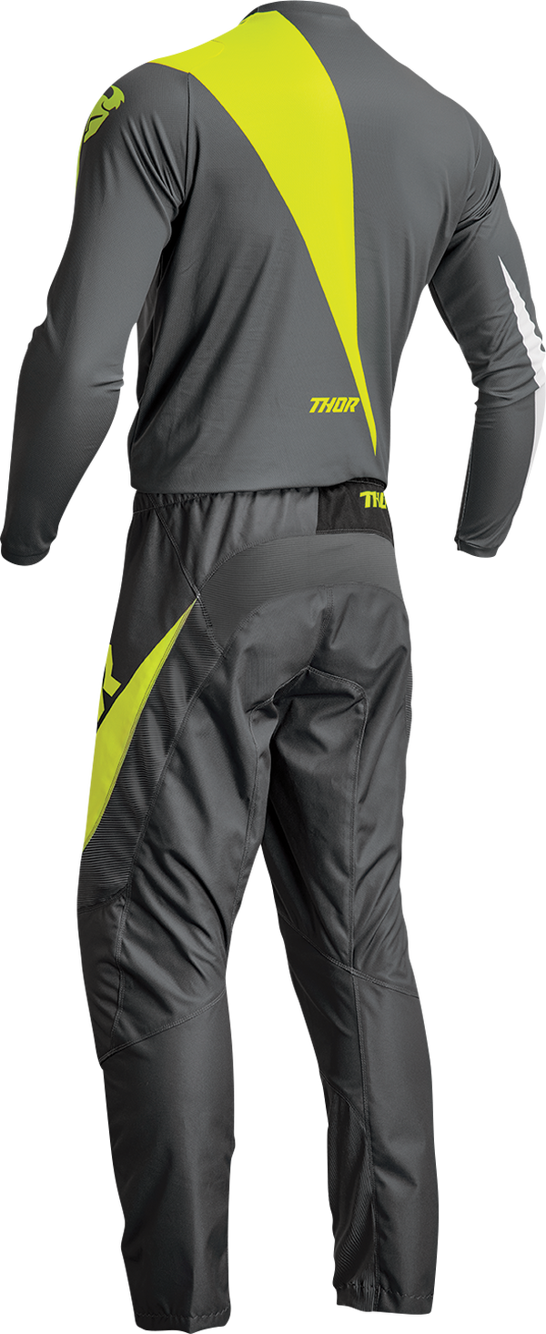 THOR dres Sector Edge šedá/žlutá