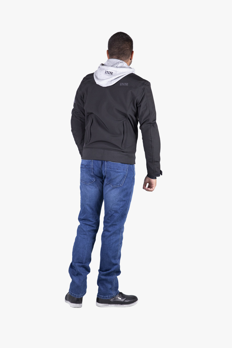 IXS Softshellová moto bunda SO MOTO černá
