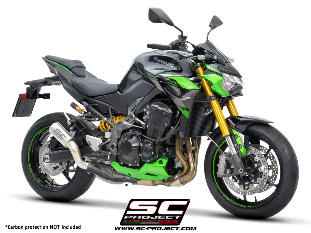 SC-PROJECT KAWASAKI Z900 (2020-2024) E5 S1 CR-T tlumič výfuku Titanium