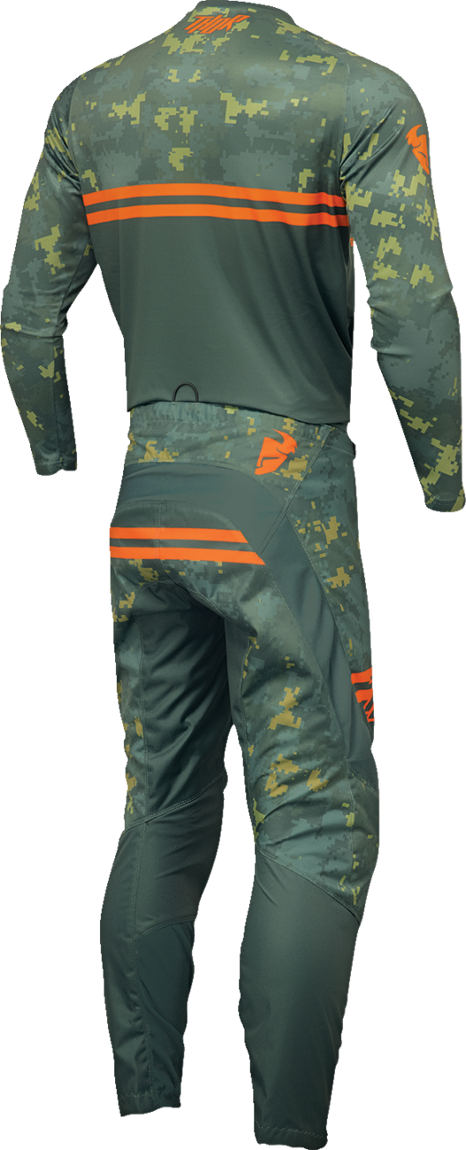 THOR dres SECTOR DIGI CAMO green/camo