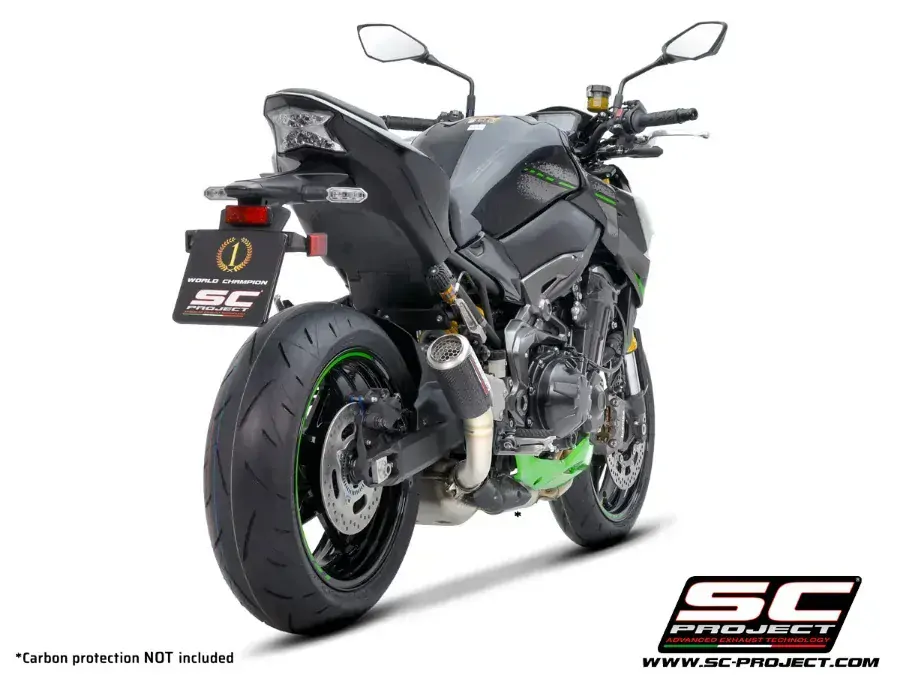 SC-PROJECT KAWASAKI Z900 (2020-2024) E5 S1 CR-T tlumič výfuku carbon