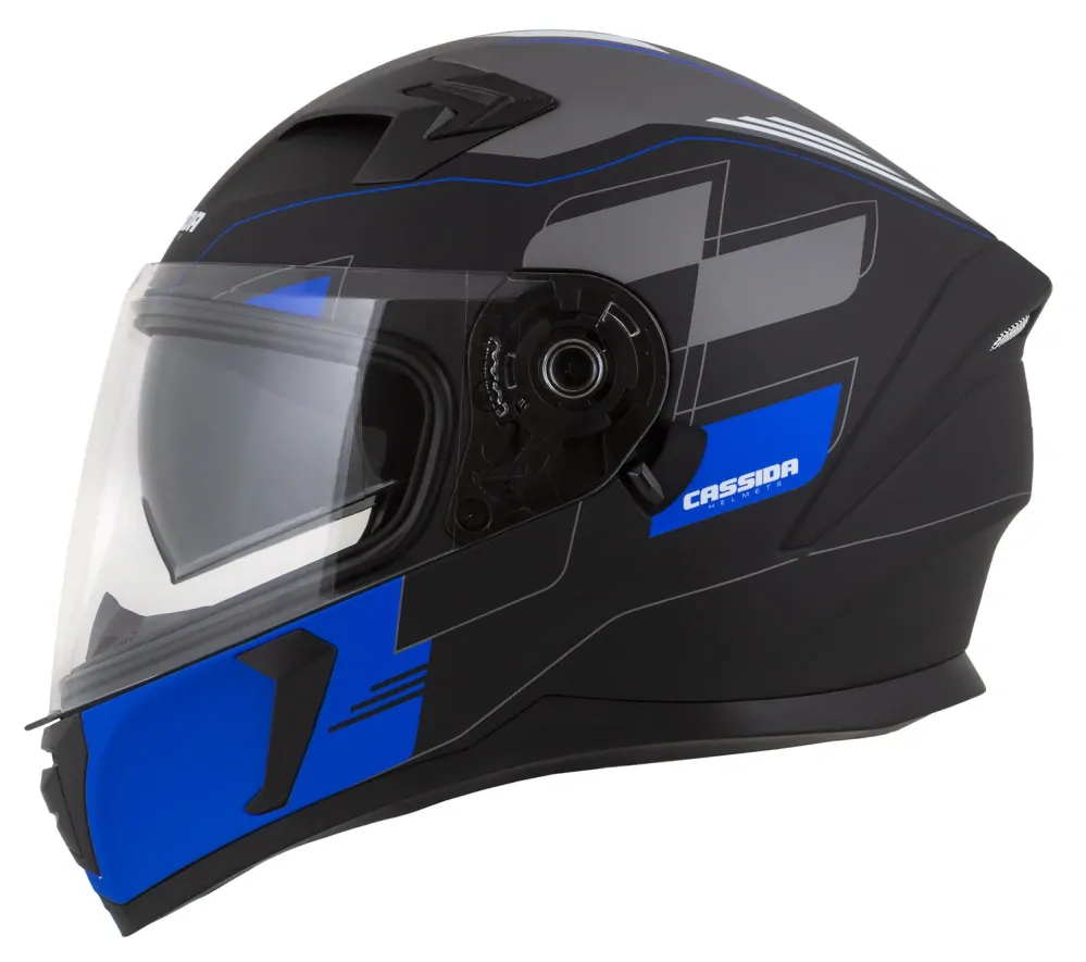 CASSIDA Integrální moto přilba 3.0 ROXOR modrá
