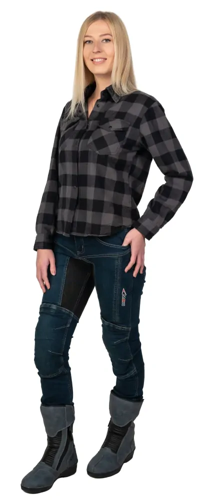 MBW Dámská kevlarová moto košile MONTANA grey
