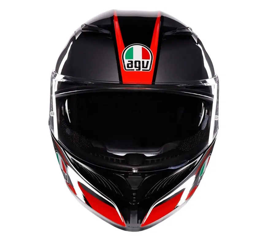 Přilba integrální AGV K3 MPLK STRIGA black/grey/red *