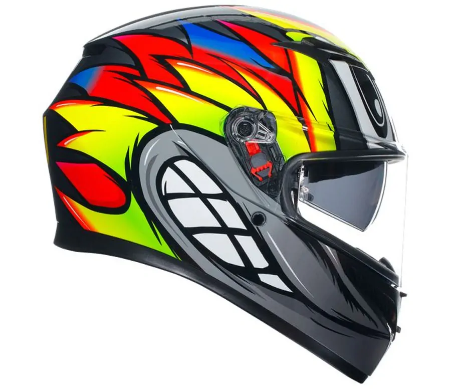 Přilba integrální AGV K3 MPLK BIRDY grey/yellow/red *