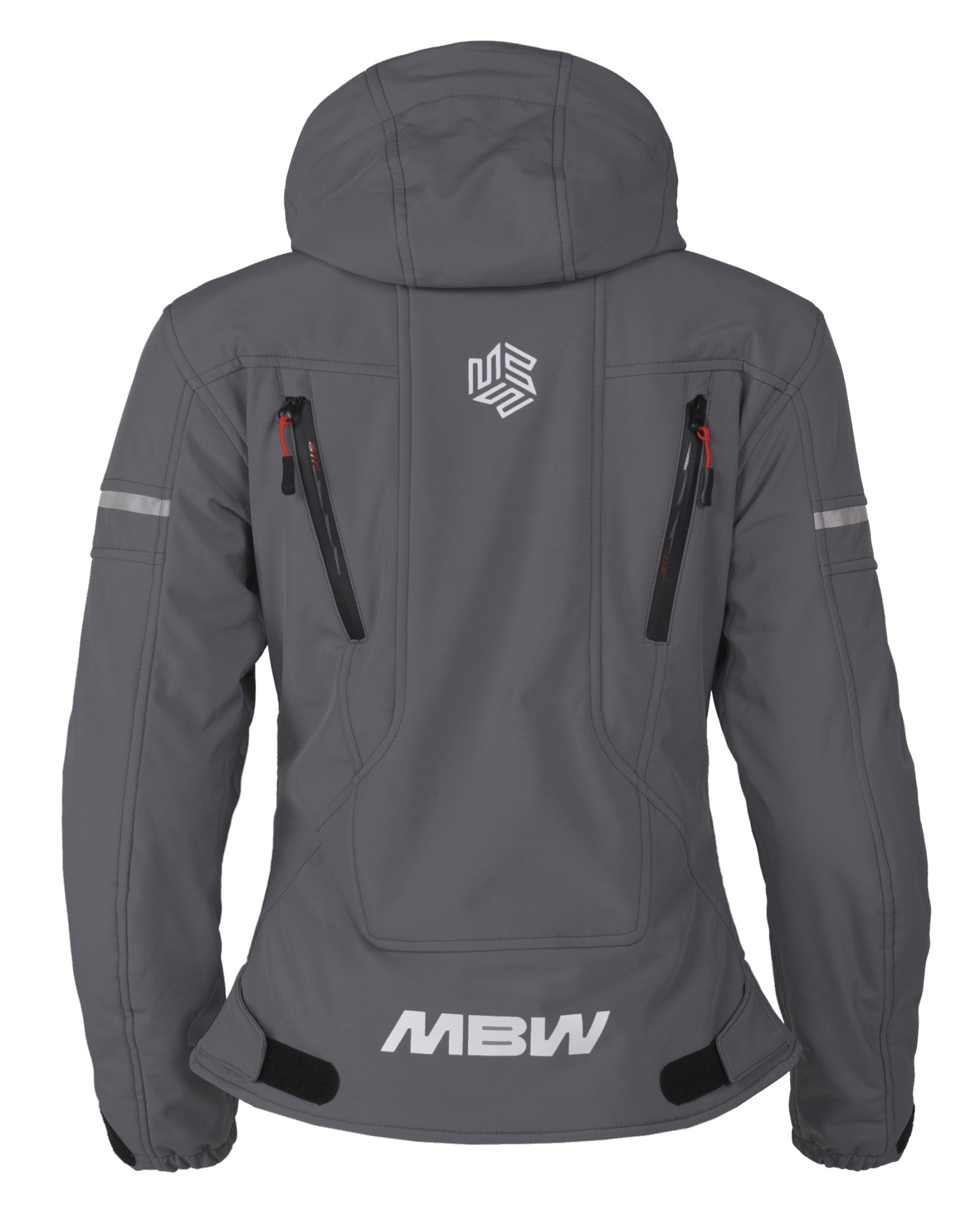 MBW Dámská softshell moto bunda HANA grey