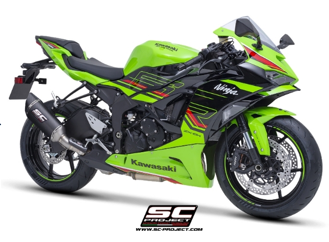 SC-PROJECT KAWASAKI NINJA ZX6R 2024 - SC1-R Karbon homologováno