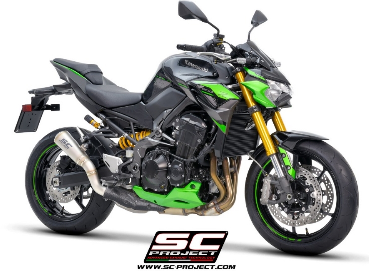 SC-PROJECT KAWASAKI Z900 (2020-2024) E5 S1-GP tlumič výfuku, titanium