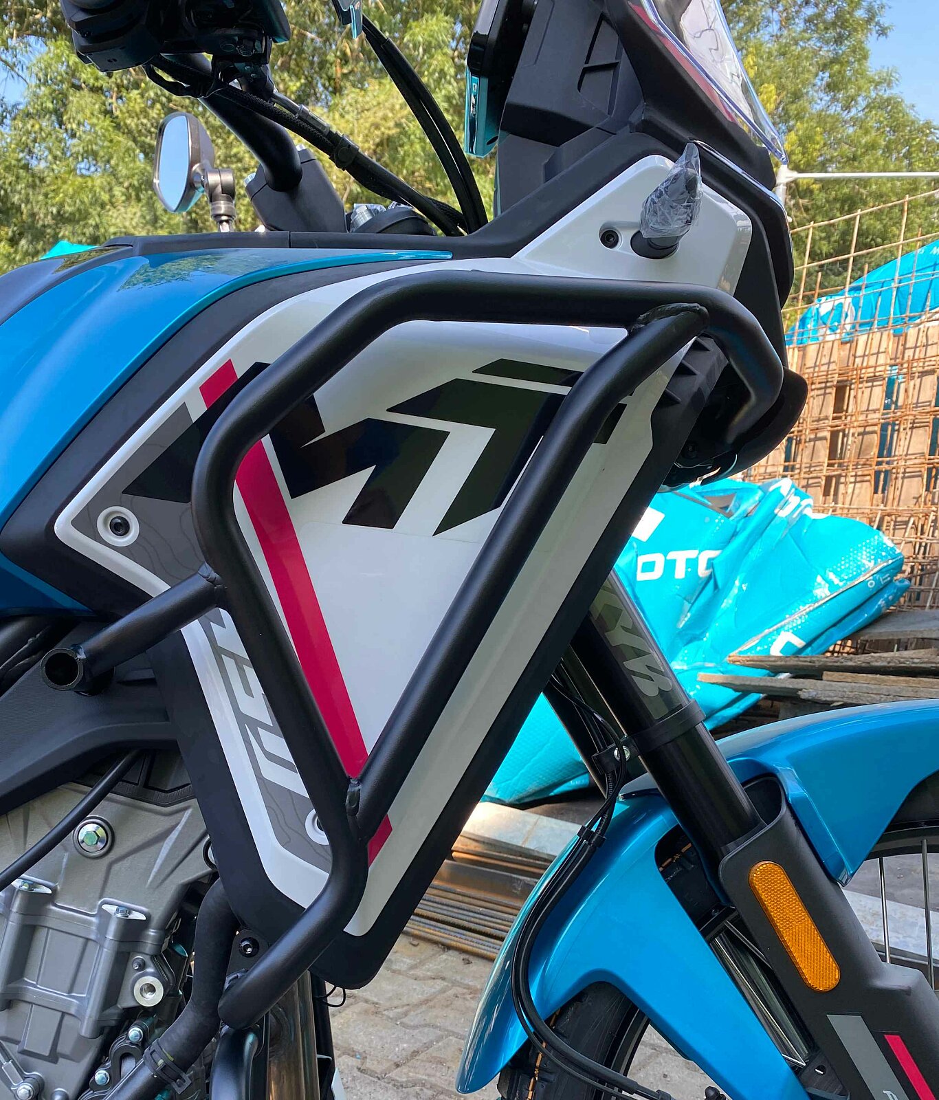Horní padací rámy CFMOTO 450MT (černé)