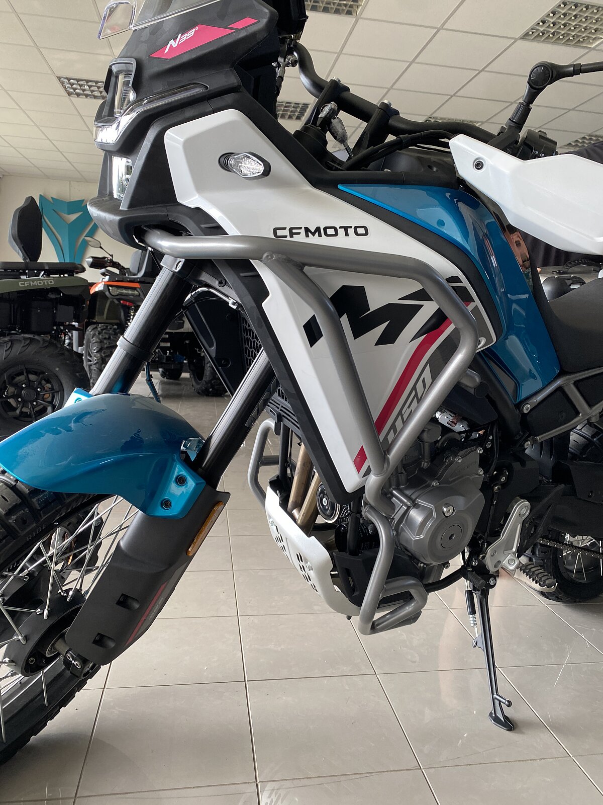 Horní padací rámy CFMOTO 450MT (šedé)