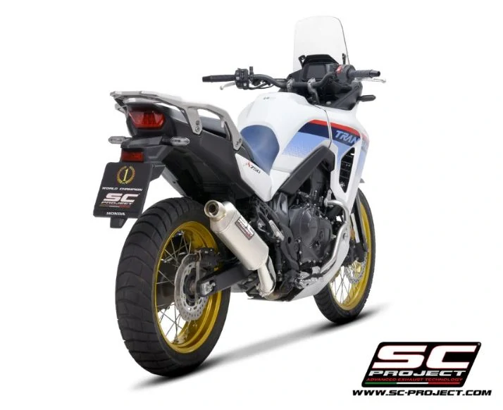 SC-PROJECT Rally Raid titanový výfuk Honda Transalp XL750 2023-