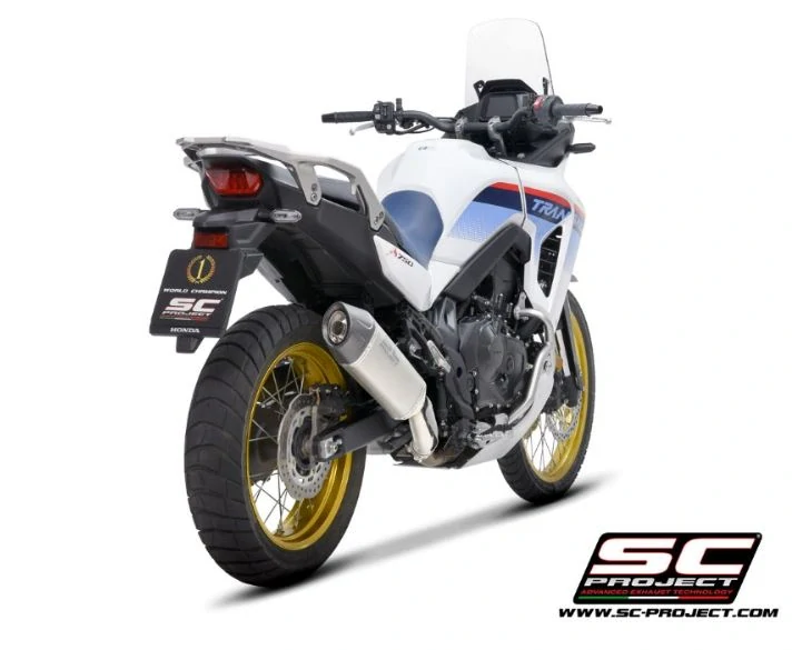 SC-PROJECT X-Plorer II carbonový výfuk Honda Transalp XL750 2023-
