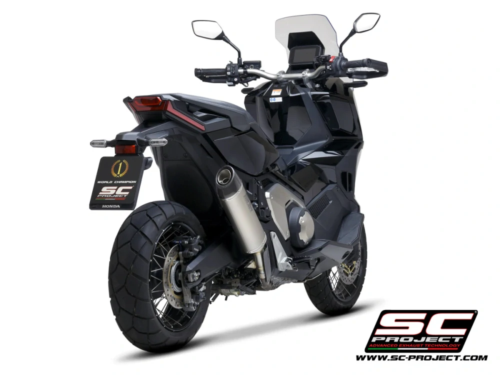 SC-PROJECT Oválný titanový výfuk Honda X-ADV 750 2021-