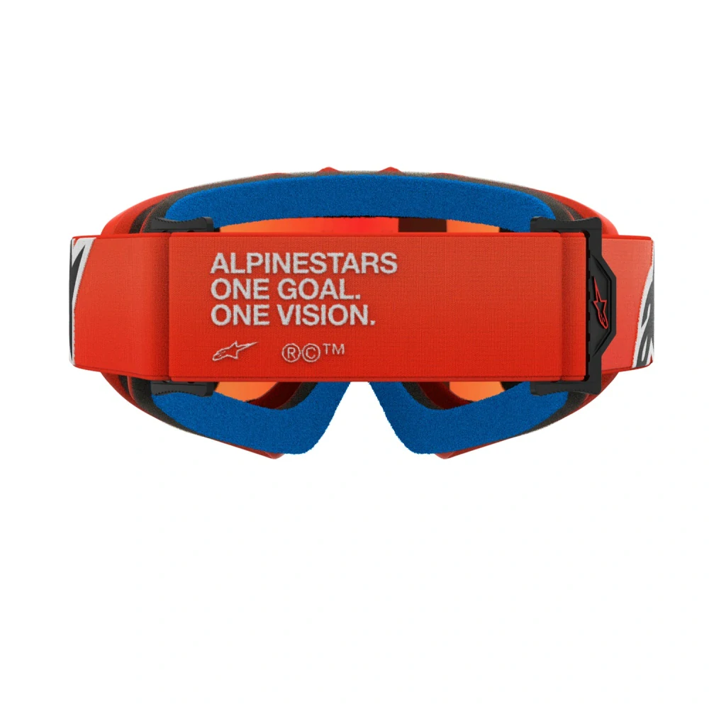 Alpinestars brýle VISION YOUTH CORP, ALPINESTARS, dětské (oranžová, zrcadlové červené plexi)