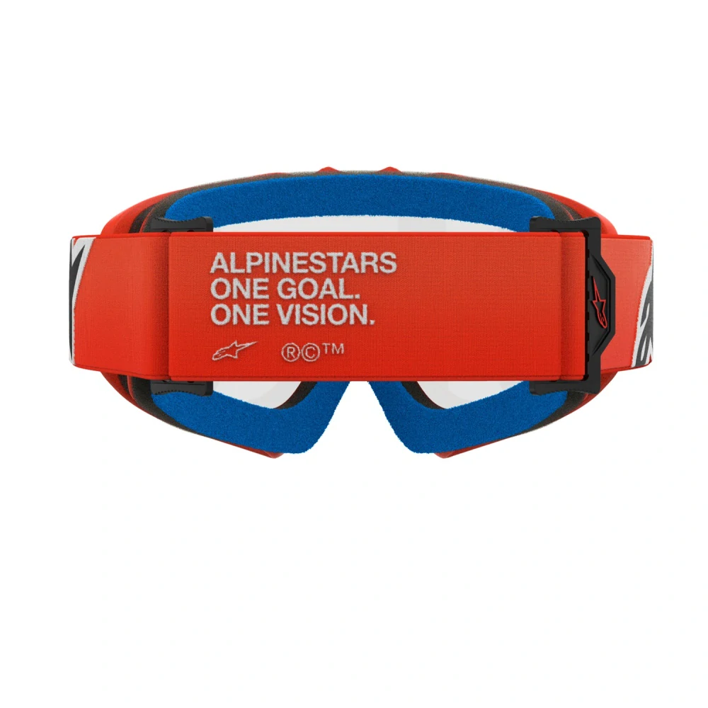 Alpinestars brýle VISION YOUTH CORP, ALPINESTARS, dětské (oranžová, čiré plexi)