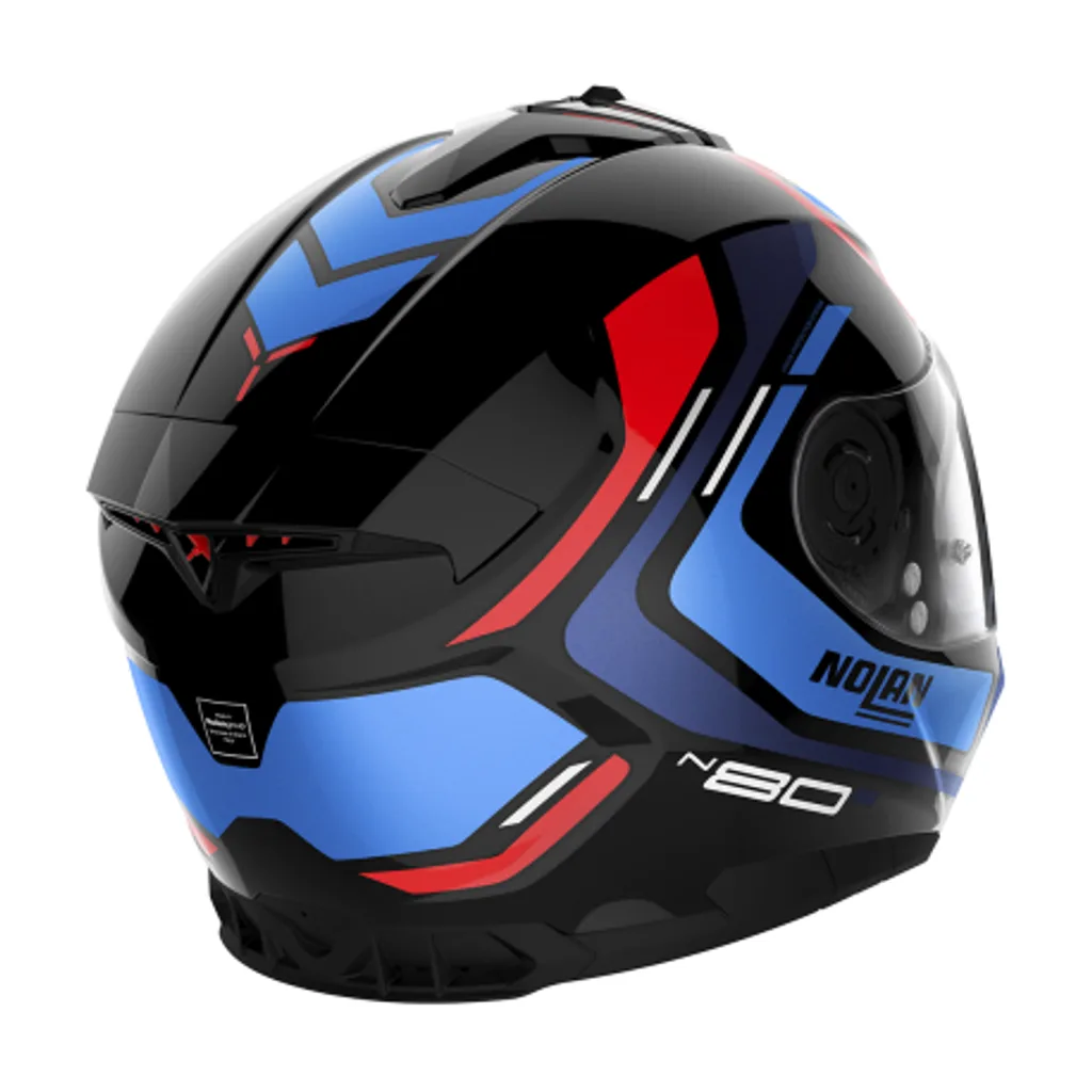 NOLAN Integrální moto přilba N80-8 Ally N-com Glossy Black 43