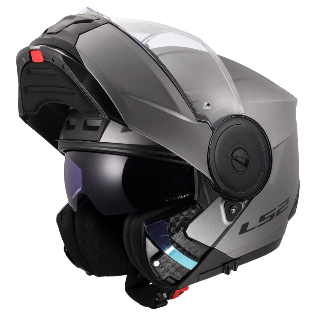 LS2 Výklopná moto přilba FF902 SCOPE Matt titanium