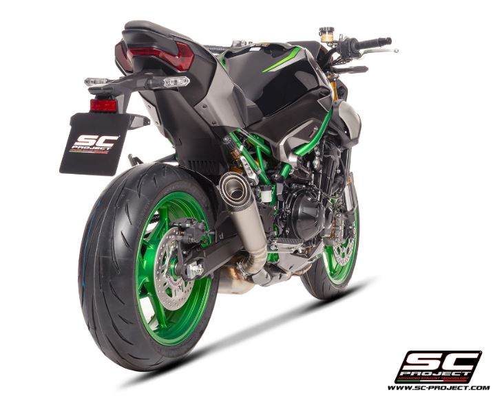 SC-PROJECT KAWASAKI Z900 2025- Titanový výfuk S1 homologovaný