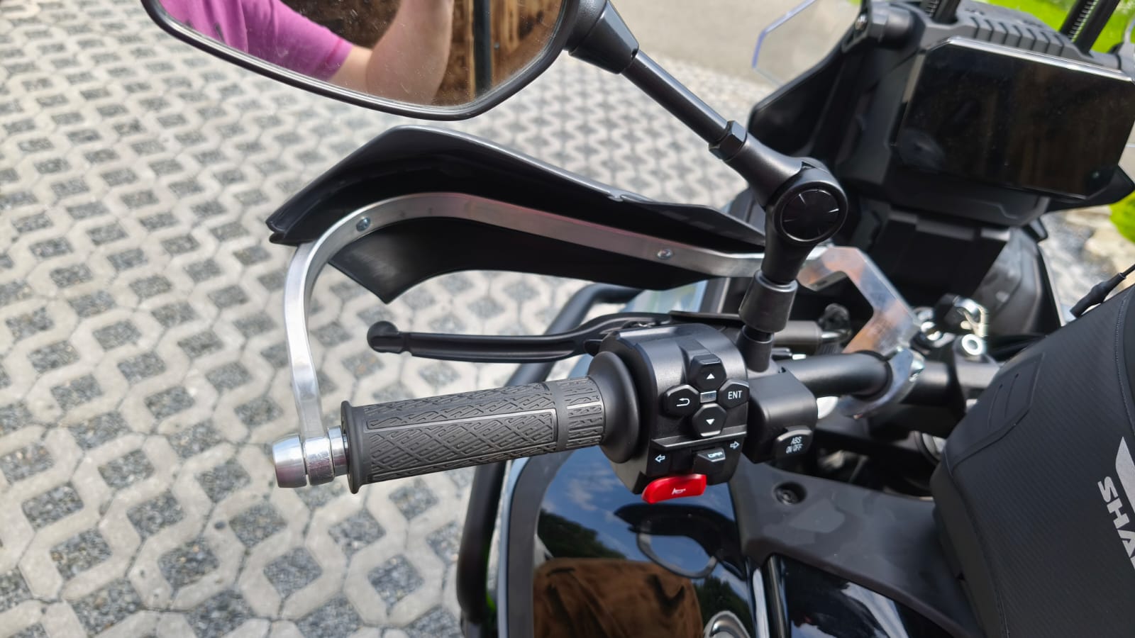 Chrániče páček hliník POLISPORT TRAIL BLAZER s univerzální montážní sadou Nardo Grey / Black 