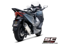 SC-PROJECT Titanový výfuk X-plorer II GT E5 Honda Forza 350 (2021-2024)