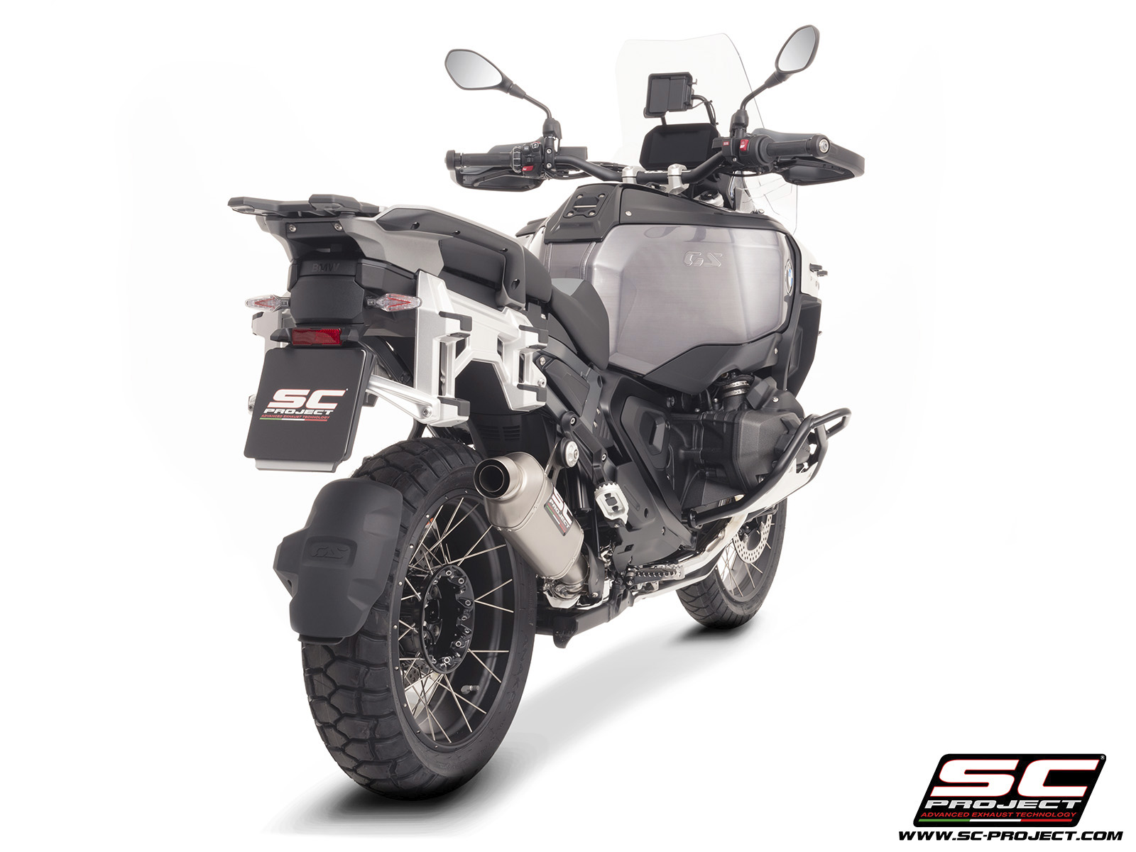 SC-PROJECT titanový výfuk Rally-X BMW R 1300 GS Adventure 2025 E5+