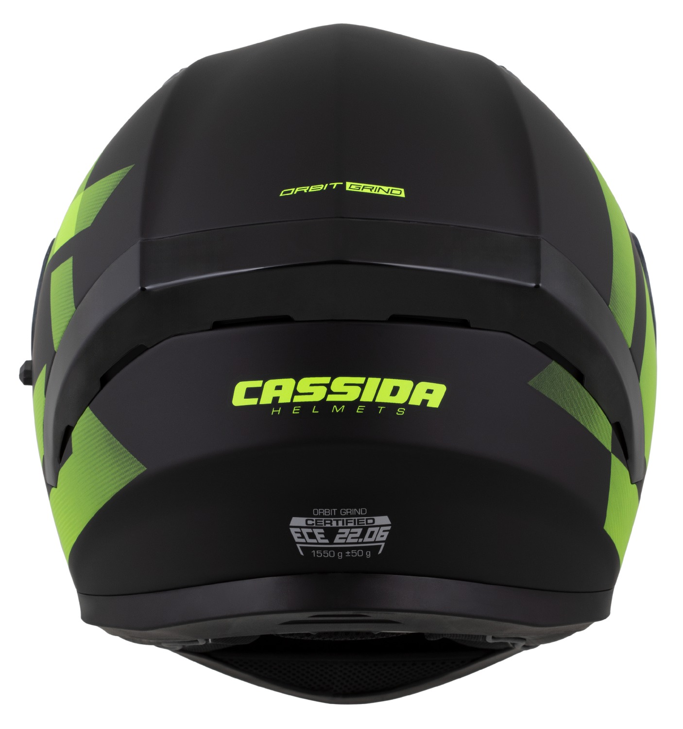 přilba Orbit Grind, CASSIDA  černá matná žlutá fluo