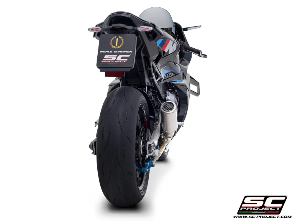 SC-PROJECT Titanový výfuk CR-T s mřížkou proti kamenům BMW M 1000 RR (25) E5+