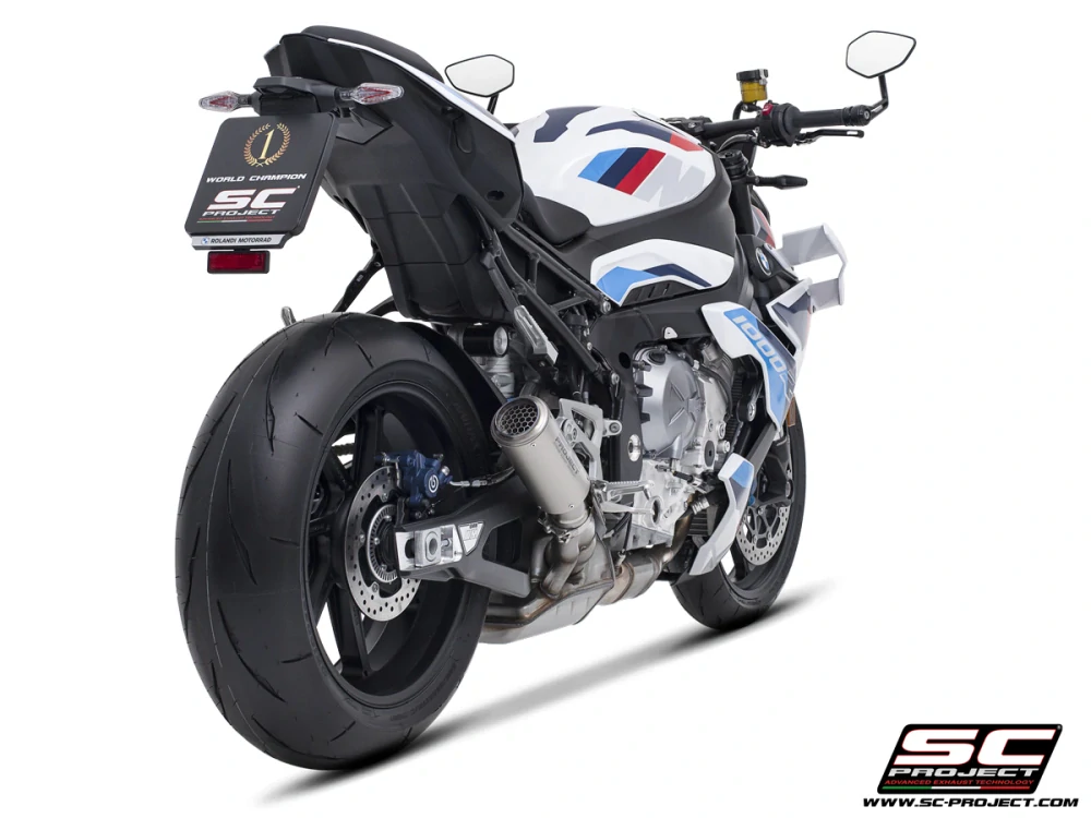 SC-PROJECT Titanový výfuk CR-T s mřížkou proti kamenům BMW M 1000 RR (23-24) E5