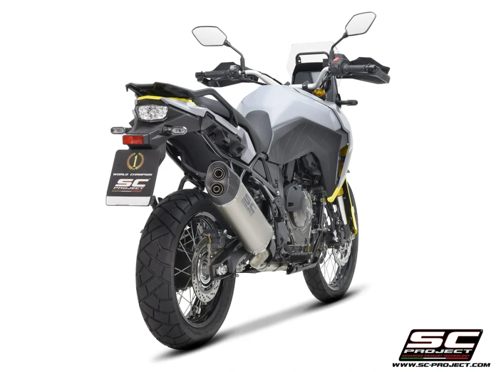 SC-PROJECT Titanový výfuk Adventure Suzuki V-STROM 800DE / 800SE (23-25) E5