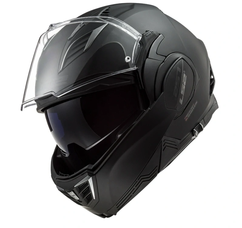 Překlápěcí moto helma LS2 FF900 Valiant 2 Noir matná černá