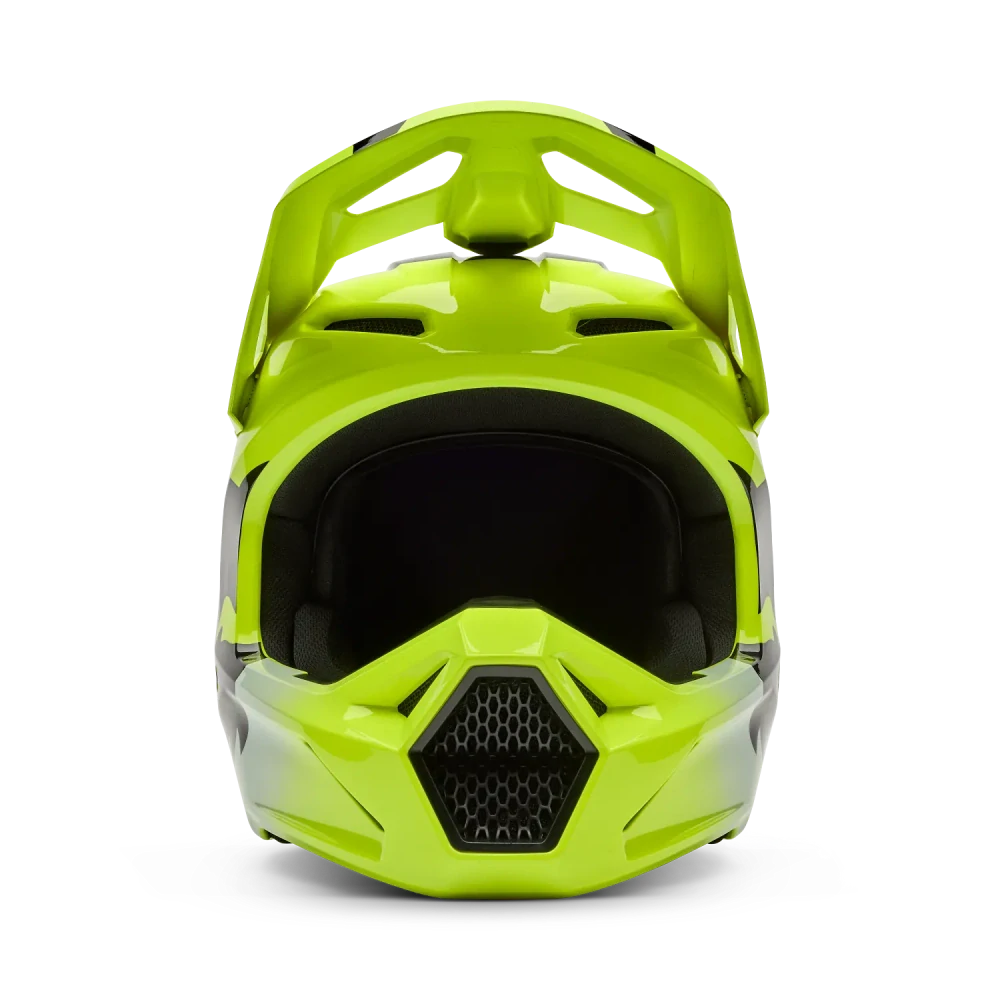 Pánská moto helma FOX V1 Shield žlutá fluo