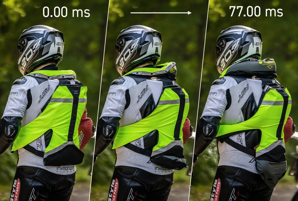 Airbagová motocyklová vesta Hit-Air MLV 2 černo-žlutá