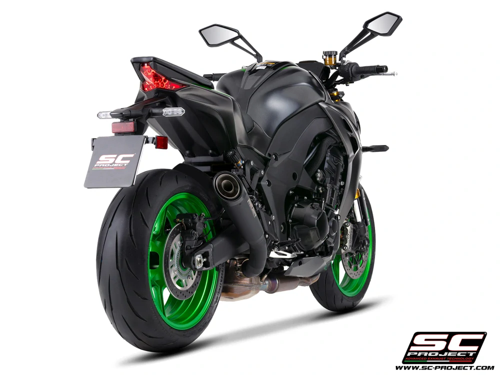 SC-PROJECT Kawasaki Z1100-SE 2026 Titanový výfuk S1, matně černý