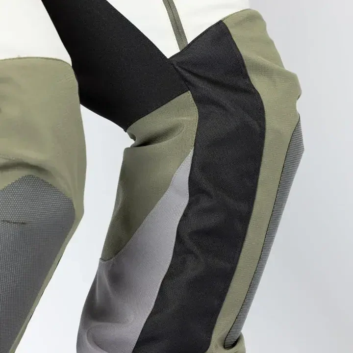 iXS pánské textilní moto kalhoty VENTURE-AIR 1.0 světle šedá-olivová