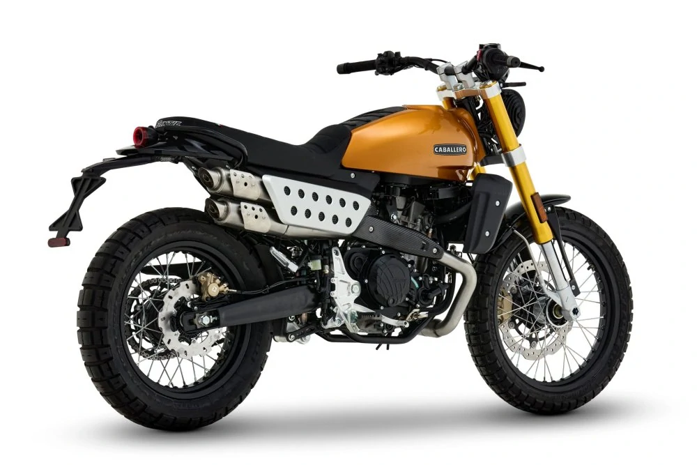 Fantic Caballero DELUXE 500 oranžová