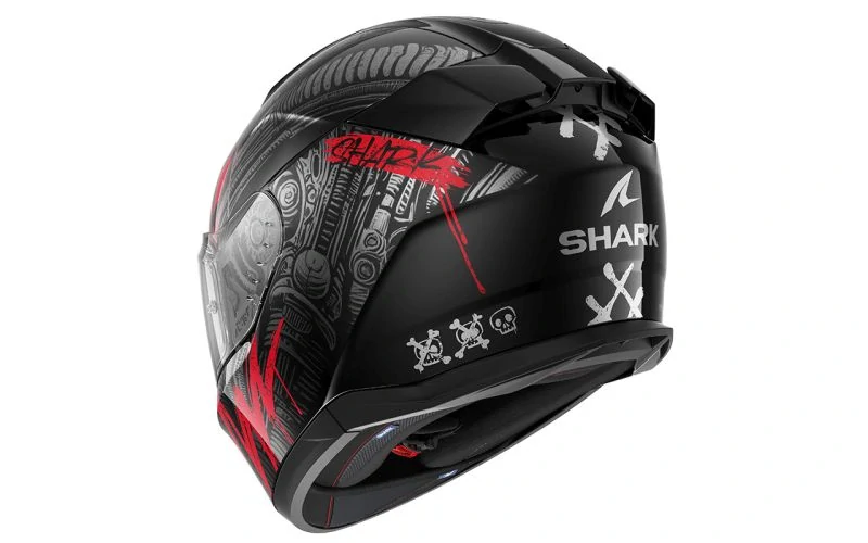 SHARK integrální přilba D-SKWAL 3 SHIEVER černá červená