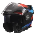 LS2 překlopná přilba FF901 ADVANT X NOVA MATT BLACK RED BLUE-06