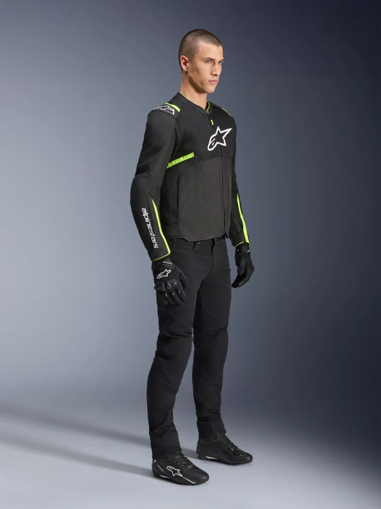 ALPINESTARS bunda T-SPS AIR V2 (černá/žlutá fluo) 2026