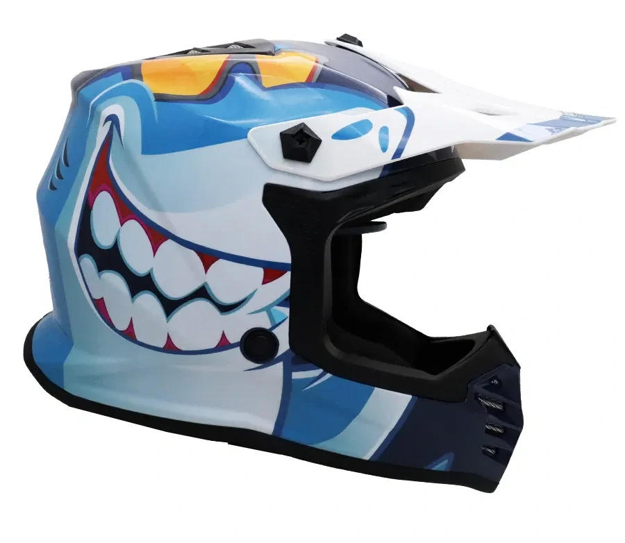 Dětská helma XRC MX Sharker blue