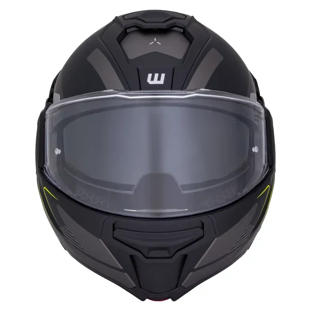 W-TEC překlopná helma ZOROZ matná černá/fluo žlutá