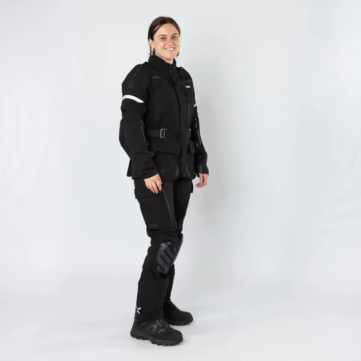 IXS Dámské textilní moto kalhoty VENTURE-STX 1.0 černé
