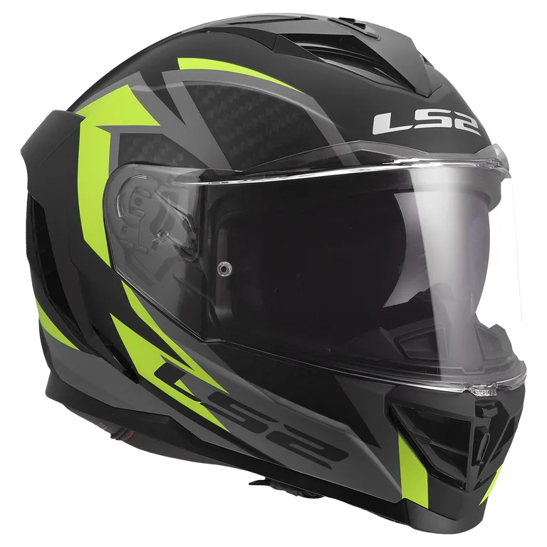 LS2 integrální helma FF818 STORM III DYNAMO BLACK H-V YELLOW