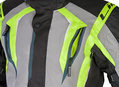 MBW Pánská textilní moto bunda BUDDY GREEN